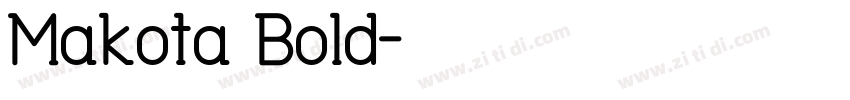 Makota Bold字体转换